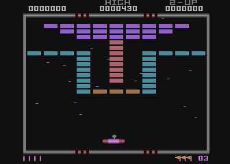 Crack-Up (Atari 8-bit) screenshot: Level 3