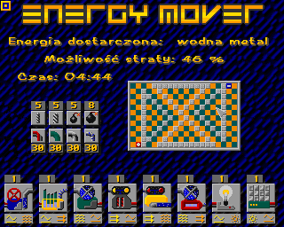 Energy Mover (Amiga) screenshot: Task introduction