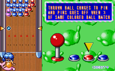 Puzzle De Bowling (Arcade) screenshot: Rules