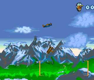 Eskadra (Amiga) screenshot: Barrels training