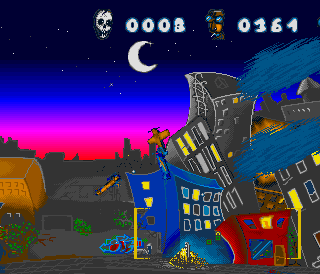 Eskadra (Amiga) screenshot: Three planes dueal