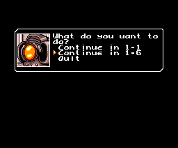 Bombaman (MSX) screenshot: Continue?