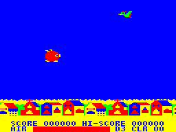 Don Pan (TRS-80 CoCo) screenshot: Starting out