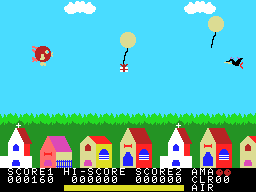 Don Pan (MSX) screenshot: A bonus balloon