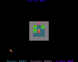 BoxWorld 2 (Amiga) screenshot: World 02 was easy as well