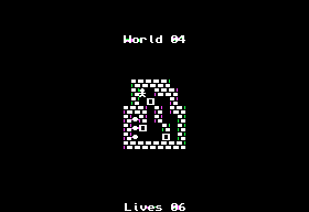 BoxWorld (Apple II) screenshot: World 4