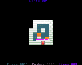BoxWorld 2 (Amiga) screenshot: That was easy