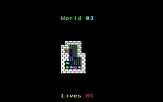 BoxWorld (Commodore 64) screenshot: World 03