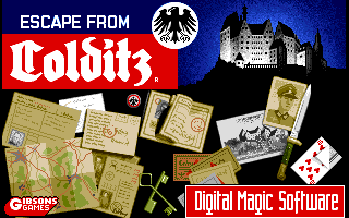 Escape from Colditz (Amiga) screenshot: Title picture