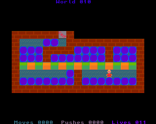 BoxWorld 2 (Amiga) screenshot: World 10