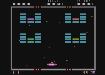 Crack-Up (Atari 8-bit) screenshot: Level 2