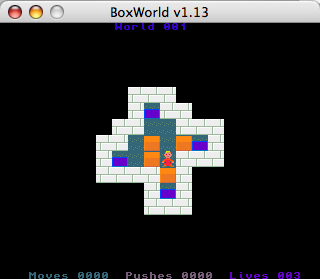 BoxWorld (Macintosh) screenshot: First puzzle