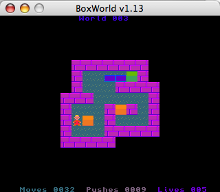 BoxWorld (Macintosh) screenshot: World 03