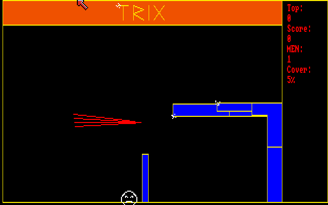 Trix (Amiga) screenshot: Making a box