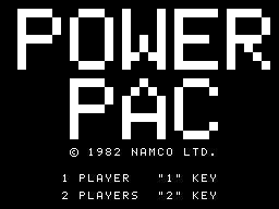 Super Pac-Man (Sord M5) screenshot: Title screen