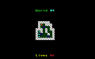 BoxWorld (Commodore 64) screenshot: World 04