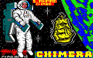 Chimera (Amstrad CPC) screenshot: Loading screen