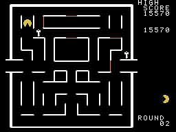 Super Pac-Man (Sord M5) screenshot: Round clear
