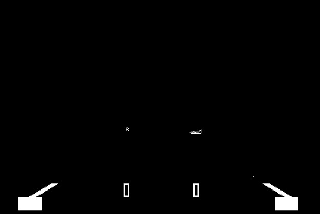 Anti-Aircraft (Arcade) screenshot: Starting screen.