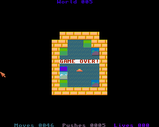 BoxWorld (Amiga) screenshot: Got stuck