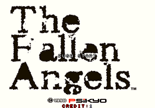 The Fallen Angels (Arcade) screenshot: Title screen