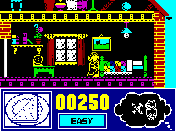 Huxley Pig (ZX Spectrum) screenshot: Start of your quest