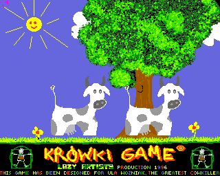 Wacuś The Detective (Amiga) screenshot: Krówki game