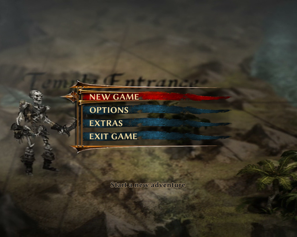 Risen 3: Titan Lords (Windows) screenshot: Main menu