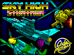 Sky High Stuntman (ZX Spectrum) screenshot: Loading Screen