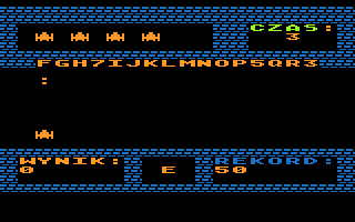 Screenshot of Wojenne ABC (Atari 8-bit, 1988) - MobyGames