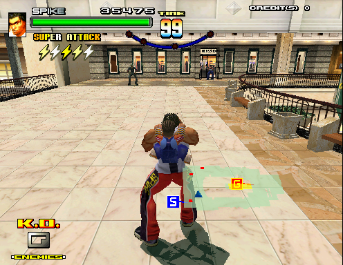 Spikeout: Digital Battle Online (Arcade) screenshot: Like father, like son.