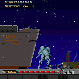 Genocide 2: Master of the Dark Communion (Sharp X68000) screenshot: Stage 1