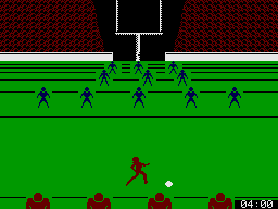 GFL Championship Football (ZX Spectrum) screenshot: Kick-off