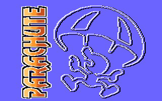 Parachute 2011 (Atari 8-bit) screenshot: Title screen