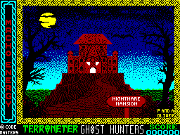 Ghost Hunters (ZX Spectrum) screenshot: Loading Screen