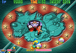 Bang Bang Ball (Arcade) screenshot: Final boss (Korean version)