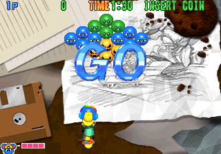 Screenshot of Bang Bang Ball (Arcade, 1996) - MobyGames