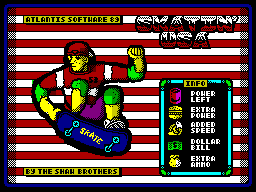 Skatin' USA (ZX Spectrum) screenshot: Loading Screen