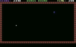 Space Caverns (Commodore 64) screenshot: Bonus round