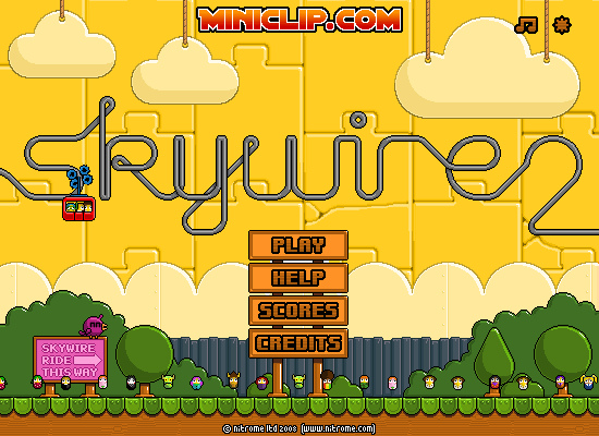 Skywire 2 (Browser) screenshot: Main menu