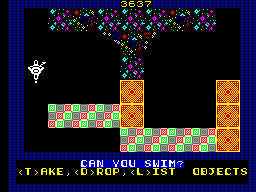 Jackle & Wide (ZX Spectrum) screenshot: Further into the park