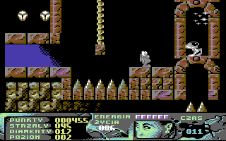 Eternal (Commodore 64) screenshot: Exit gate guardian