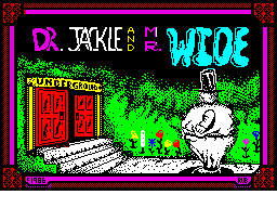 Jackle & Wide (ZX Spectrum) screenshot: Loading Screen