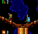 Astérix and the Great Rescue (Game Gear) screenshot: Meeting a Roman soldier