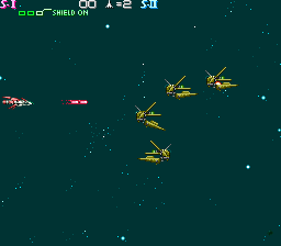 Strato Fighter (Arcade) screenshot: Game starts