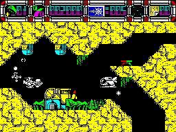 Taskforce (ZX Spectrum) screenshot: Enemy to blast
