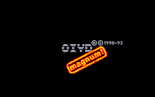 Oxyd magnum! (Amiga) screenshot: Loading / title screen