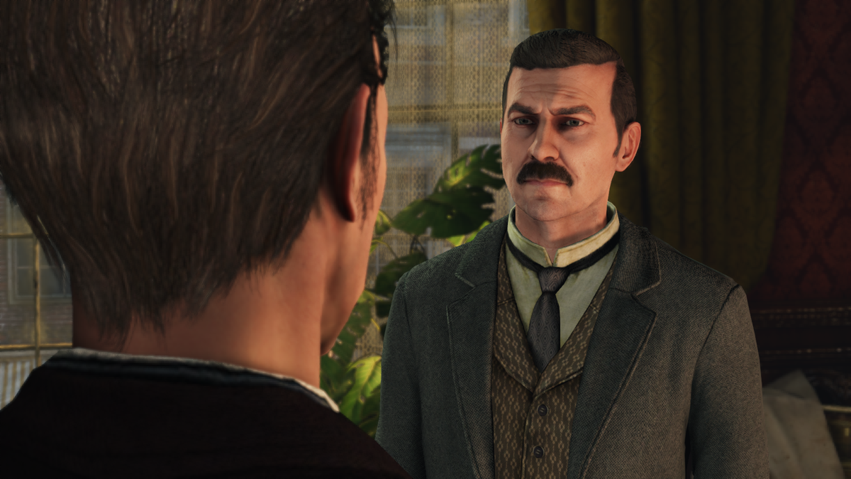 Crimes & Punishments: Sherlock Holmes (Windows) screenshot: Dr. Watson, the secondary main character and Holmes' sidekick.