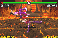 Mortal Kombat: Deadly Alliance (Game Boy Advance) screenshot: Yet another nice form of attack