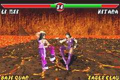 Mortal Kombat: Deadly Alliance (Game Boy Advance) screenshot: Martial Arts